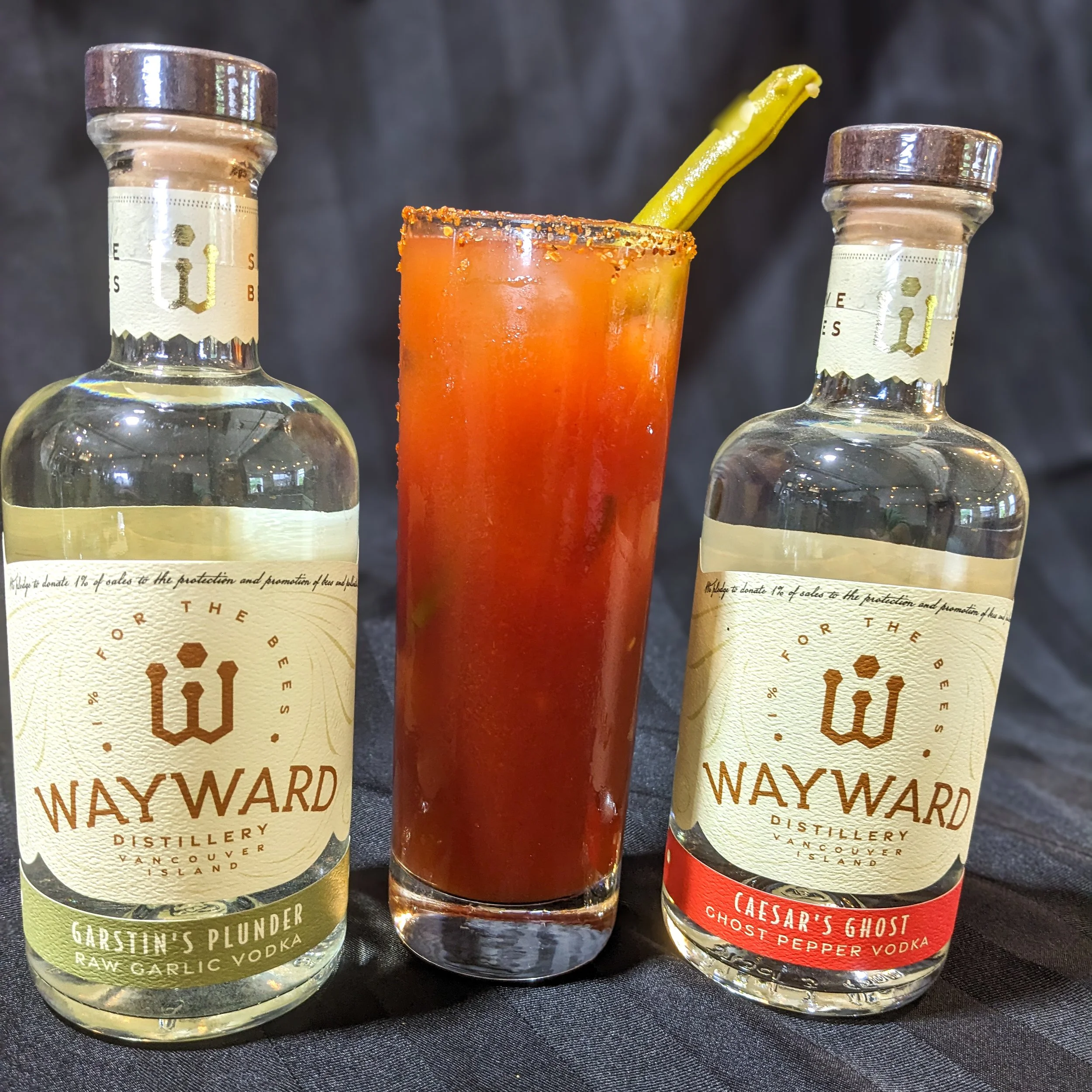 ホットロッド　キース・ウィズナー Grape Martiniポスター　オイラーズ Caesar's Curse Cocktail | BC Craft Gin | Raw Garlic Vodka | Ghost